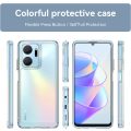 TPU Back Cover Shockproof Silicone Bumper Anti-Fingerprints Protective Case Cover for Honor X7a