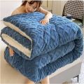 Bedding Thicken Lamb Cashmere Blanket - Double/Queen - Blue