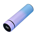 Temperature measuring colourful Thermos-Purple and Blue