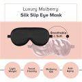 Nordik Beauty Luxury Mulberry Silk Slip Eye Mask - Black