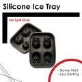 Kitchen Kult Skull Head Silicone Ice Tray - 4 Slots