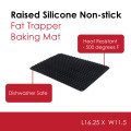 Kitchen Kult Raised Silicone Non-Stick Fat Trapper Baking Mat