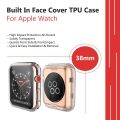 Zonabel Built-in Face Cover TPU Case for Apple Watch - 38mm