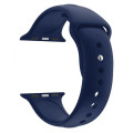 Zonabel 38/40/41mm Apple Watch Replacement Silicone Strap - Navy Blue