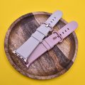 Zonabel 38/40/41mm Apple Watch Replacement Leather Strap - Pink