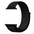 Zonabel 42/44/45mm Apple Watch Replacement Nylon Loop Strap - Black