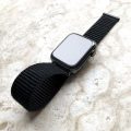 Zonabel 42/44/45mm Apple Watch Replacement Nylon Loop Strap - Black
