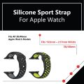 Zonabel 38/40/41mm Apple Watch Replacement Sport Strap - Black &amp; Yellow
