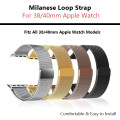 Zonabel 38/40/41mm Apple Watch Replacement Milanese Loop Strap - Silver