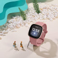 Zonabel Fitbit Versa Silicone Replacement Strap - Pink Sand (Large)