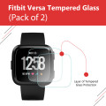 Zonabel Fitbit Versa Tempered Glass Screen Protector (Pack of 2)