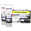 Crest 3D White Anti-Cavity Deep Clean Whitening Charcoal Toothpaste (2Pack)