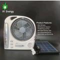 8` Rechargeable 6 in 1 Solar Emergency Fan