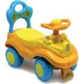 Ride-On Happy Castle Push Car with Parent Easy-Grip