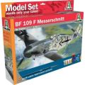 Italeri BF 109 Messerschmitt Aircraft Model Set Including Paints (1:72)