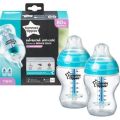 Tommee Tippee Closer to Nature Advanced Comfort Baby Bottles (260 ml | 2 Pack)
