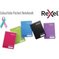 Rexel Colourhide Feint Ruled Pocket Notebook (60gsm)(96 Pages)(Black)