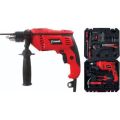 Casals 600W Impact Drill with Variable Speed and 50 Piece Accessory Set - 13mm Chuck (Red)