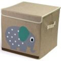 Animal Canvas Storage Box - Elephant