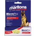 Marltons WormPro Deworming Tablets for Large Dogs Up to 40kg (4 Tablets)