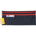 4 Kids School Denim Pencil Bag (33cm)(Red)