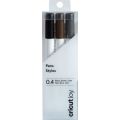 Cricut Joy Fine Point Pen Set (3 Pack)(Black, Brown, Grey) - Compatible with Cricut Joy