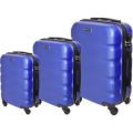 Marco Aviator 3 piece Luggage Set, High quality ABS (Blue)