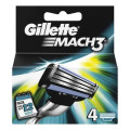 Gillette Mach3 Replacement Razor Cartridges (4's)