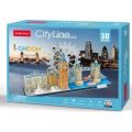 CubicFun City Line 3D Puzzle - London (107 Piece)