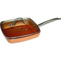 Copper Chef Square Pan With Lid (24cm)