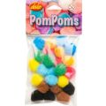 Dala Craft Pom Poms (20mm)(Pack of 24)(Assorted Colours)
