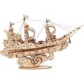 Robotime Classical 3D Wooden Puzzle - Sailing Ship (118 Pieces)