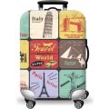 Large Suitcase Cover - World Travel  (72 x 55 x 30 cm)