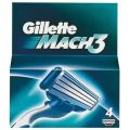 Gillette Mach3 Replacement Razor Cartridges (4's)