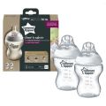 Tommee Tippee Closer To Nature Glass Baby Bottle (260ml)(0 Months +)