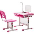My Desk Ergonomic Study Desk & Chair with LED Light (Pink)