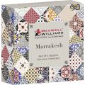 Maxwell and Williams Marrakesh Ceramic Square Tile Coaster - Gift Boxed (9cm)(Set of 4)