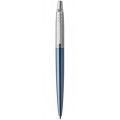 Parker Jotter Medium Nib Ballpoint Pen (Waterloo Blue with Chrome Trim)(Blue Ink) - Presented in a G