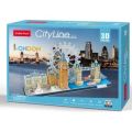 CubicFun City Line 3D Puzzle - London (107 Piece)