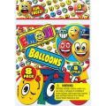 Ja-Ru Emoji 9" Balloon (Pack of 8)