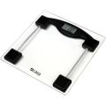 Casa Electronic Glass Bathroom Scale (Black & Grey)