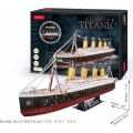 Cubic Fun Titanic 266pcs 3D Puzzle with LED Unit