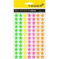 Tower Stars Adhesive Stickers (Pack of 175)(Fluorescent Mix)