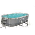 Bestway Oval Power Steel Pool Set (4.27m x 2.50m x 1.00m)