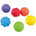 Play Go Rainbow Textured Balls (6 Piece)