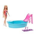 Barbie Doll with Pool Playset (Blonde Hair)