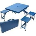 Eco Folding Picnic Table (Blue)