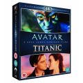 Avatar / Titanic - Ultimate 3D Experience (English, Spanish, Portuguese, Blu-ray disc, Boxed set)