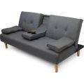 Fine Living - Isle Sleeper Couch (Dark Grey)
