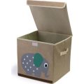 Animal Canvas Storage Box - Elephant